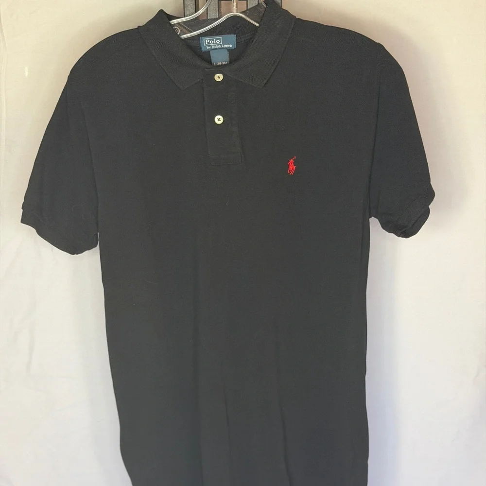 Ralph Lauren Kids Polo in‎ Black with Red Emblem